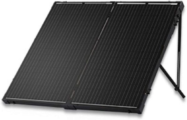 Renogy 200 Watt 12 Volt Portable Solar Panel with Waterproof 20A Charger Controller, Foldable 100W Solar Panel Suitcase with Adjustable Kickstand, Solar Charger for Power Station RV Camping Off Grid