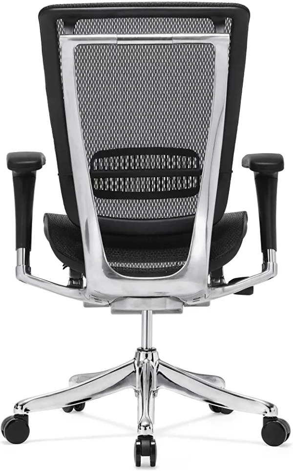 GM Seating Enklave Executive Hi Swivel Office Chair with Headrest (Black & Chrome no Headrest) - immagine 2