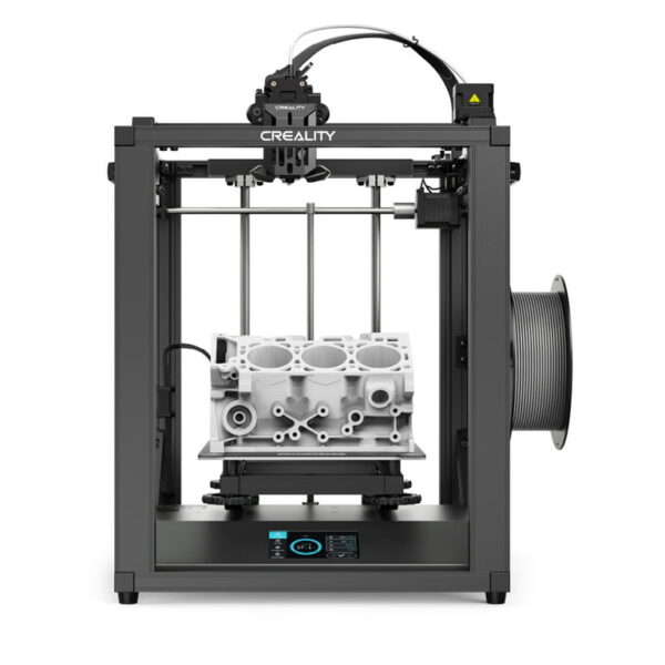 CREALITY 3D Ender 5 S1 3D Printer, FDM 3D Printer/Auto Leveling-250mm/s Fast Print Speed/with Sprite Dual Gear Direct Extruder and CR Touch/with 4.3'' Color Touchscreen, 220x220x280mm