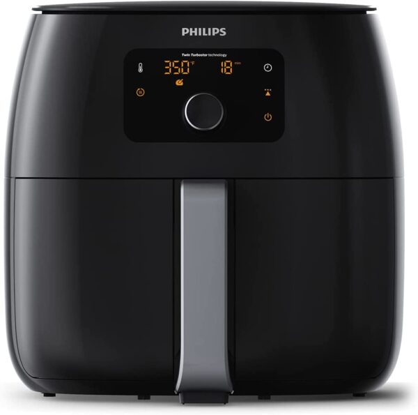 Philips Premium Airfryer XXL with Fat Removal Technology, 3lb/7qt, Black, HD9650/96