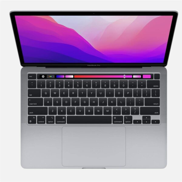 Apple MacBook Pro 13.3-inch with Retina display, M2 chip with 8-core CPU and 10-core GPU, 24GB memory, 2TB SSD, Space Gray, Mid 2022 - immagine 2