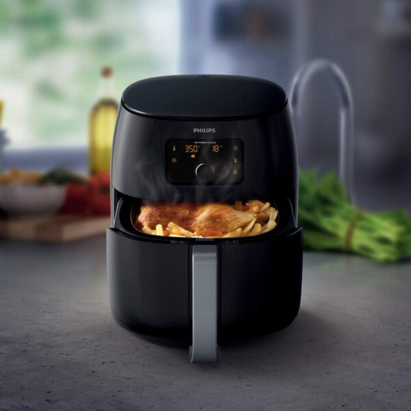 Philips Premium Airfryer XXL with Fat Removal Technology, 3lb/7qt, Black, HD9650/96 - immagine 2