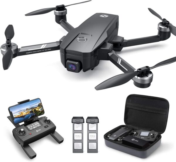 Holy Stone HS720E GPS Drone with 4K EIS UHD 130°FOV Camera for Adults Beginner, FPV Quadcopter with Brushless Motor, 2 Batteries 46 Min Flight Time, 5GHz Transmission, Smart Return Home, Follow Me