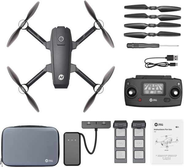 Holy Stone HS720E GPS Drone with 4K EIS UHD 130°FOV Camera for Adults Beginner, FPV Quadcopter with Brushless Motor, 2 Batteries 46 Min Flight Time, 5GHz Transmission, Smart Return Home, Follow Me - immagine 6