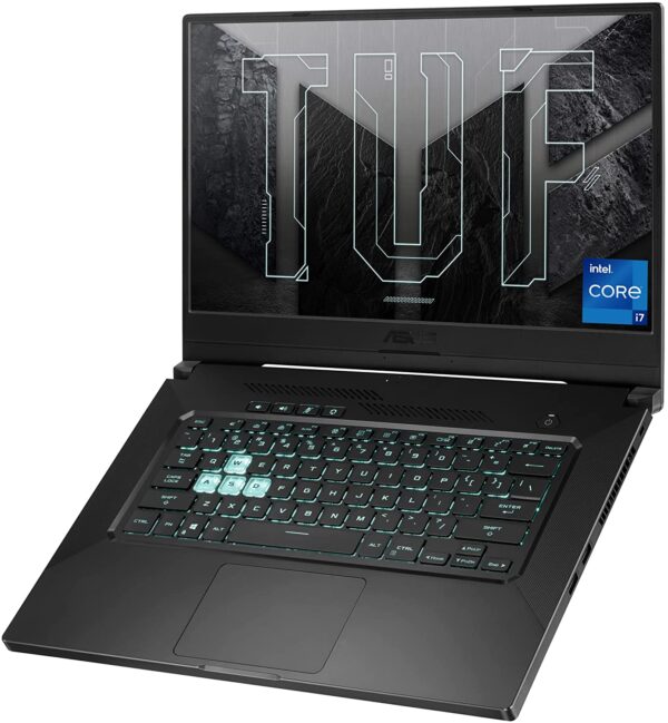 ASUS TUF Dash 15 (2021) Ultra Slim Gaming Laptop, 15.6” 144Hz FHD, GeForce RTX 3050 Ti, Intel Core i7-11370H, 8GB DDR4, 512GB PCIe NVMe SSD, Wi-Fi 6, Windows 10, Eclipse Grey Color, TUF516PE-AB73 - immagine 9