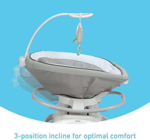 Graco Sense2Soothe Baby Swing with Cry Detection Technology, Sailor - immagine 4