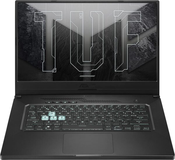 ASUS TUF Dash 15 (2021) Ultra Slim Gaming Laptop, 15.6” 144Hz FHD, GeForce RTX 3050 Ti, Intel Core i7-11370H, 8GB DDR4, 512GB PCIe NVMe SSD, Wi-Fi 6, Windows 10, Eclipse Grey Color, TUF516PE-AB73 - immagine 2