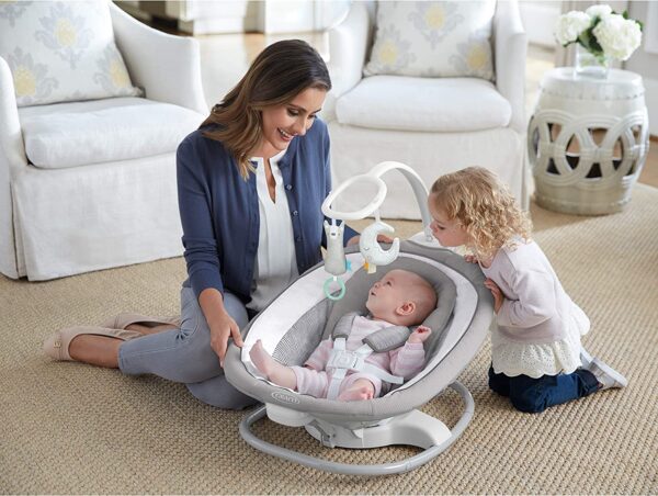 Graco Sense2Soothe Baby Swing with Cry Detection Technology, Sailor - immagine 7