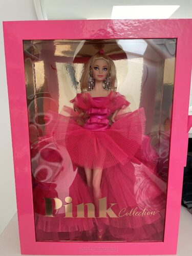 Barbie Signature Pink Collection Doll, Silkstone Barbie Doll in Tulle Gown photo review