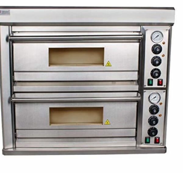 Visit the Beeketal Store 4.6 out of 5 stars 280Reviews Beeketal BPO Series Professional Pizza Oven with Fire Clay Stone Baking Surface, Gastro Stone Oven for Pizza, Bread and Bakeware Oven Temperature up to 350°C (Top and Bottom Heat Separately Adjustable), Pizza Oven with Glass Door and Interior Lighting-royaliity - immagine 6