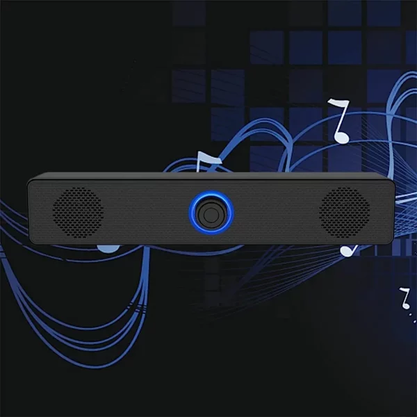 ZSEDP Compatible Speaker 3D Stereo Bass Sound Bar Subwoofer Home Theater Surround Audio System USB 3.5 Jack - immagine 2