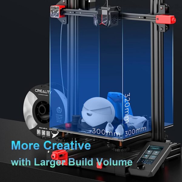 Creality Ender 3 Max Neo 3D Printer, Upgrade Large Size FDM 3D Printers with CR Touch Auto Leveling Bed, Filament Sensor, Z-axis Double Screw, Printing Size 11.8x11.8x12.5 inch - immagine 4