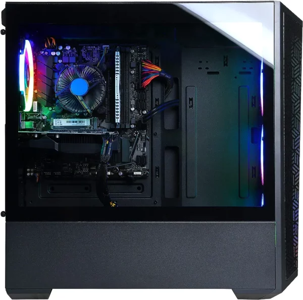 CyberpowerPC Gamer Xtreme VR Gaming PC, Intel i5-10400F 2.9GHz, GeForce GTX 1660 Super 6GB, 8GB DDR4, 500GB NVMe SSD, Wi-Fi Ready & Windows 10 Home (GXiVR8060A10) - immagine 2