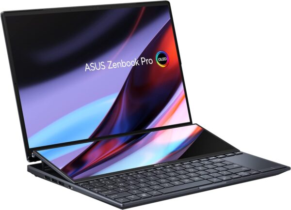 ASUS Zenbook Pro 14 Duo OLED UX8402ZA-M3043W - Portátile 14.5 Inch WQXGA+ (CORE I7-12700H, 16GB RAM, 512GB SSD, Iris XE Graphics, Windows 11 Home) Tecnológico Teclado QQWERTY QWERTY ñol