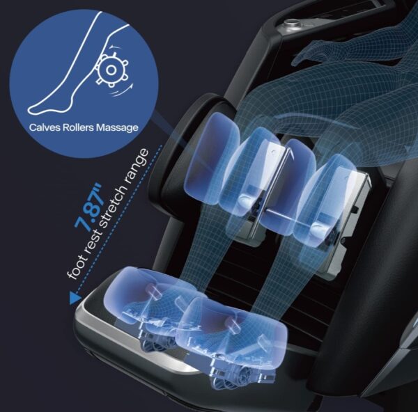 4.5 out of 5 stars 24Reviews iRest Zero Gravity Voice Control Massage Chair - immagine 3