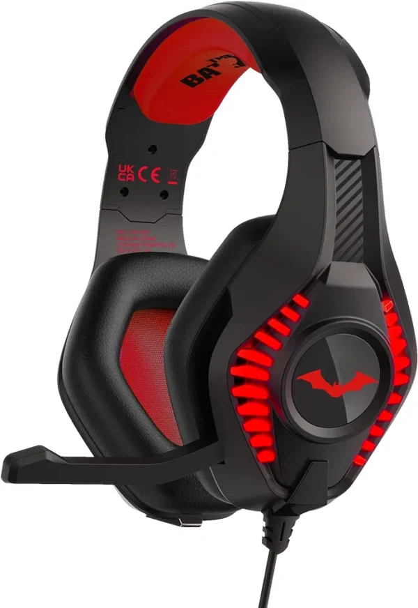 OTL Technologies DC1029 Batman Pro G5 Wired Gaming Headphones Black/Red