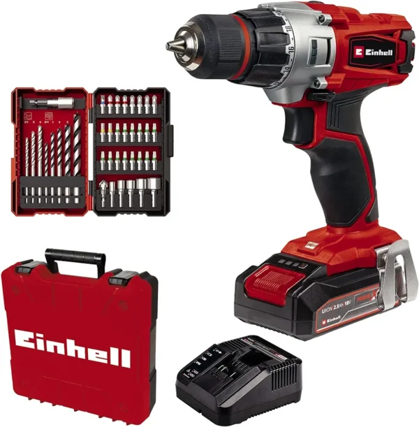 Einhell Power X-Change TE-CD 18/2 Li +39 (1x2,5 Ah) 4514219 Akku-Bohrschrauber 18V 2.5Ah Li-Ion INKL